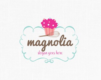 Cupcake logo design | Etsy