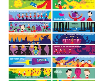 10 Little Red Shirts Poster (18x24)