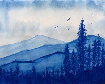 Hills beyond the Trees