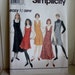 Simplicity 9156 princess-seamed jumper 1994 Vintage sewing pattern size 6-8-10-12