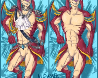 Legend of Zelda: Breath of the Wild . PRINCE SIDON DAKIMAKURA . Body Pillow Case .Case Only
