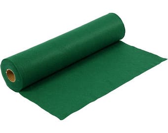 Leaf green, synthetic felt, dimension: 100 cm * 45 cm, thickness 1.5 mm 180-200 g/m2