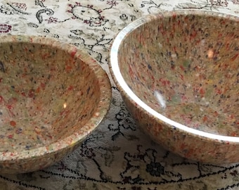 Brookpark Melmac Melamine Confetti Bowl ~ for the pair