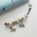 elephant charm-elephant charm keychain-elephant charm beads-travelers notebook accessories-happy planner accessories-bullet journal-charm