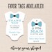 Little Man Baby Shower Invitation Boy Bow Tie and Suspenders