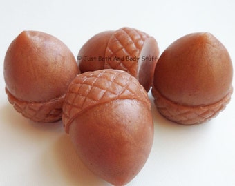 Acorn Soap, Fall Soap, Guest Soap, Autumn Soap, Soap Set, You pick scent & color