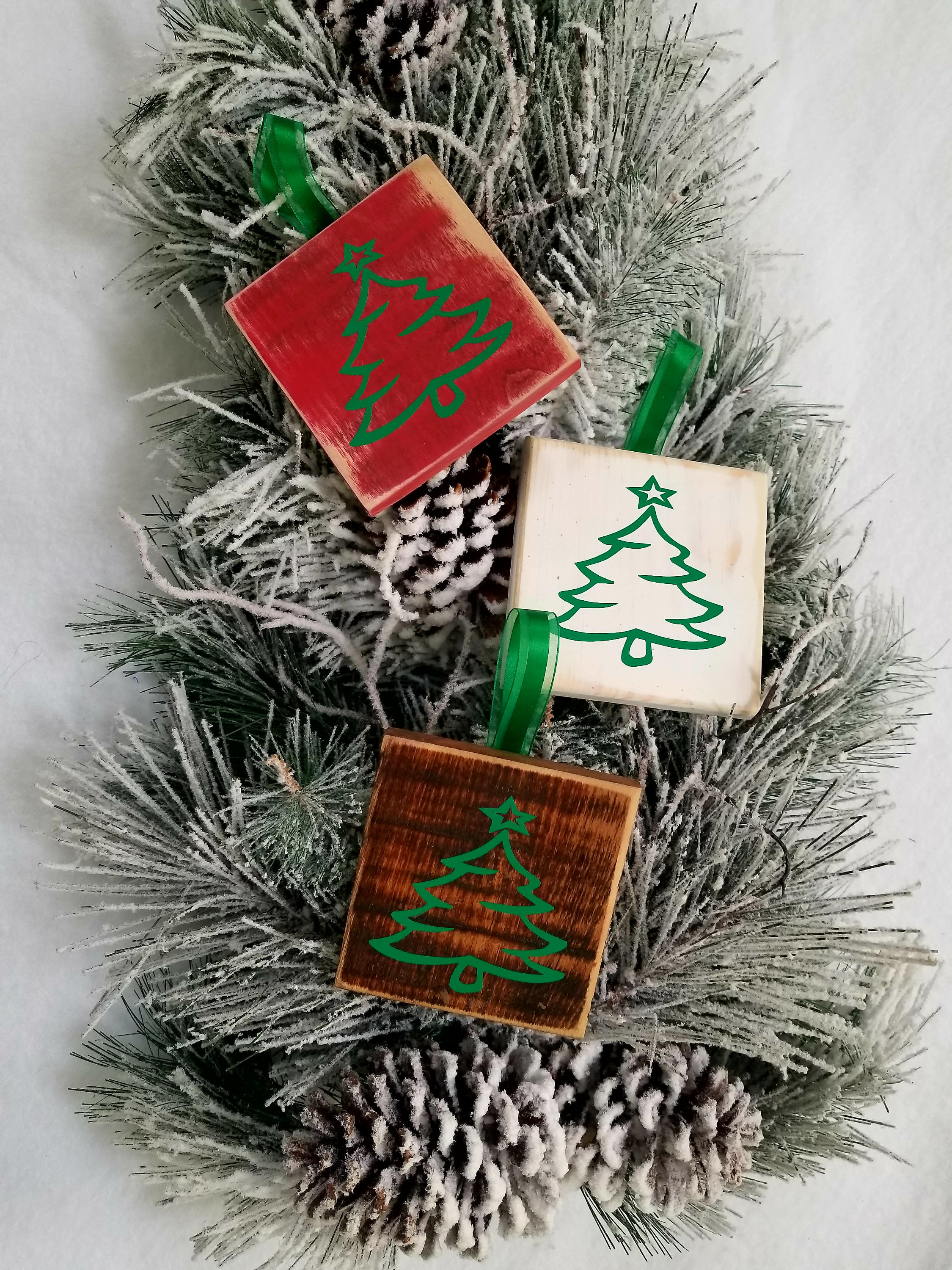 Rustic Christmas Ornament Sets 