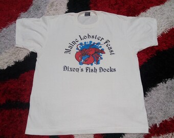 RARE!!! Vintage Screen Star Thin Maine Lobster Feast Made in USA