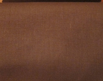 Chestnut brown 100% cotton fabric