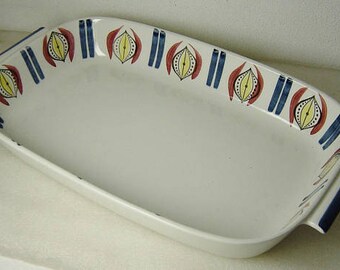 large midcentury Roerstrand Sweden Delikat oven dish Marianne Westman