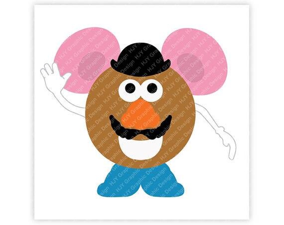 Disney Toy Story Mr. Potato Head Hat Mustache Icon