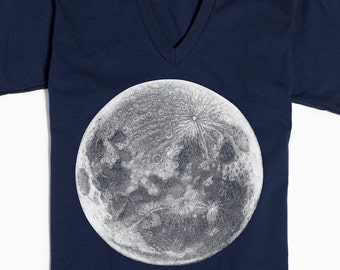 moon t shirt graphic tee for women women s shirt