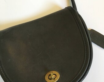 1980s Vintage Coach Crossbody Bag