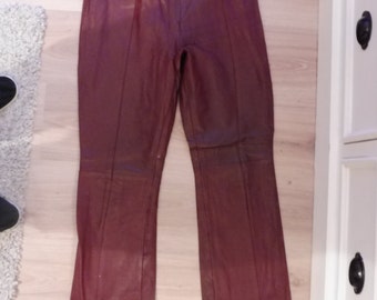 Leather SAKI size 38 pants