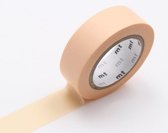 Peach Washi Tape • MT Masking Tape Pastel Washi Tape • Washi Tape UK • Japanese stationery • Pastel Orange
