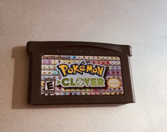 Pokemon Clover Version GameBoy Advance GBA Game Homebrew Hack