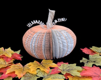 Paper Pumpkin Halloween Decoration Medium Book Art