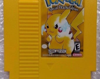 Pokemon Yellow Version: Special Pikachu Edition Reproduction NES Cartridge - Repro Cart - NEW