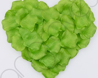 1000 Silk Rose Petal Flower Confetti Engagement Celebration Wedding Decoration (Gorgeous Green)