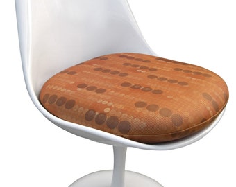 High Quality Replacement Cushion for Saarinen or Burke Tulip Side Chair - Pattern Vinyl