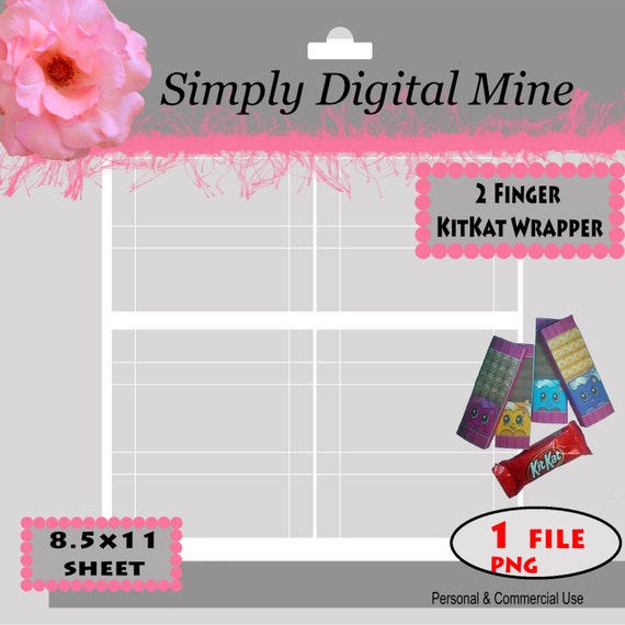 kit kat wrapper template word kit kat wrapper template word