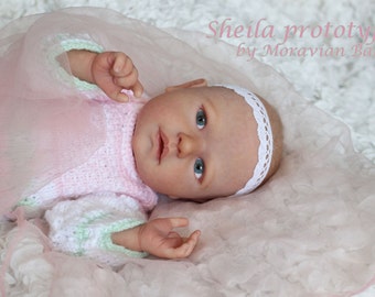 Sheila Reborn Doll kit by Lenka Polacek Hucinova >>kit only<< >>unpainted<<