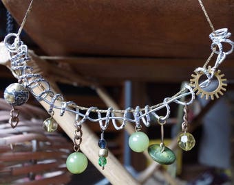 Artsy Green Machine Choker