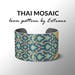 Bead Loom Pattern, Loom Tutorial, Beading Pattern, Loom Beading Pattern, Bracelet Tutorial, Bracelet Pattern, Loom Pattern - THAI MOSAIC