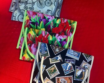 Sandwich and snack bag sets-reusable
