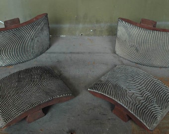 1940's Faux Wood Grain Stampers Set