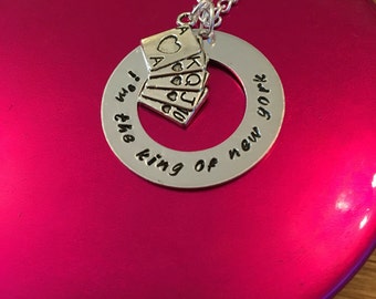 I'm The King Of New York Racetrack Higgins Newsies Necklace