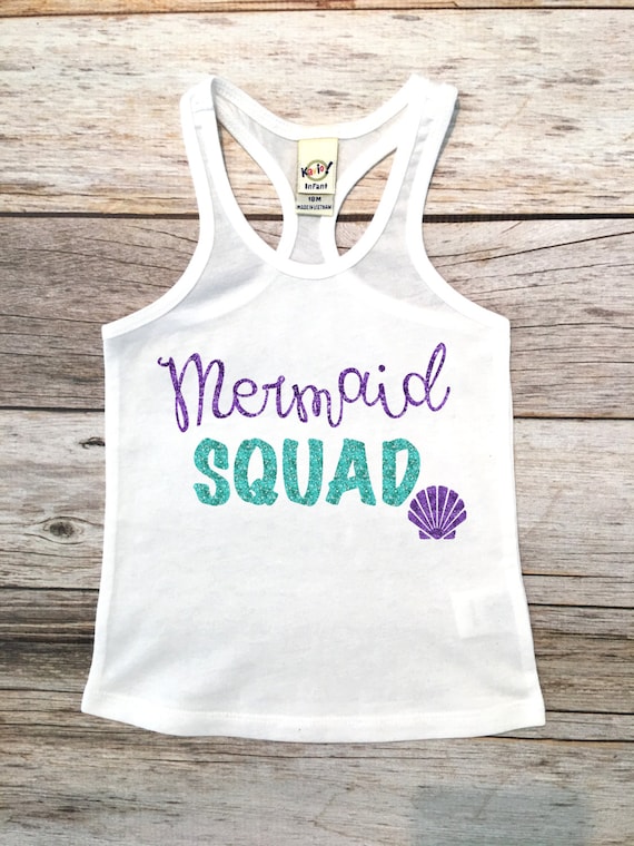 mermaid swim shirt