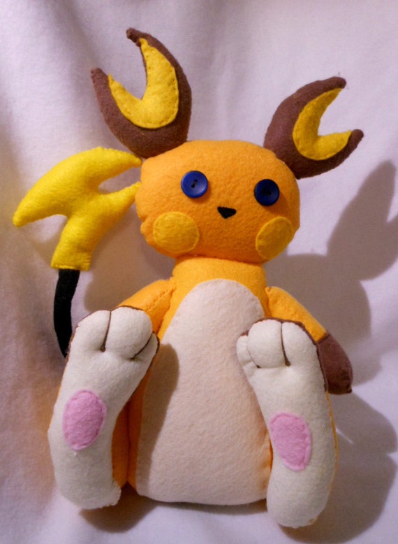 pokemon raichu plush