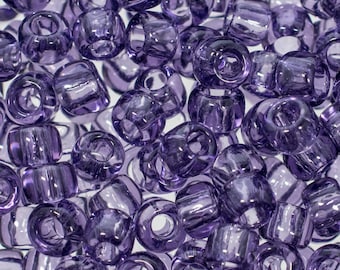 6/0 Toho Transparent Sugar Plum Seed Beads - 4146 - Toho 6-19 Transparent Sugarplum - 16 Grams