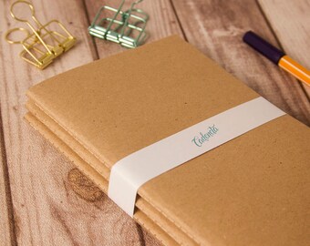 Pack of 3 kraft notebook inserts, Midori insert, Travelers notebook, Midori notebook, Fauxdori inserts, Midori inserts, Bullet journal