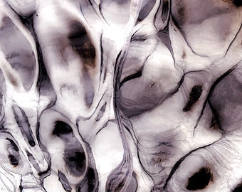 Art Print: TOPOGRAPHIC, abstract art, contemporary painting, wall art, contemporary art, modern art, fine art, watercolor, purple gray art