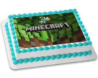 Minecraft Customizable Edible Image (8.5x11)
