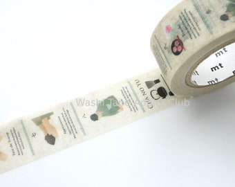 Chanoyu washi tape, Sadou washi tape, Japanese tea room, Stationery gift, Hobonichi tape, Japanese stationery, Japanese green tea, Masking