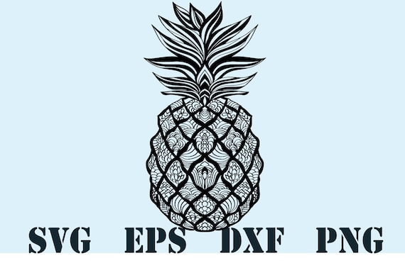 Download Zentangle pineapple svg / mandala pineapple svg ...