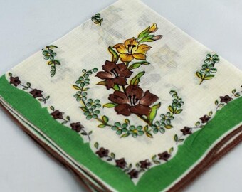 Vintage Hankie Frame Sew Quilt Gift B-61