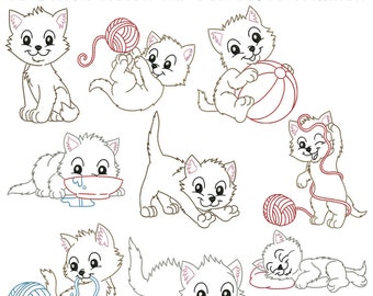 Lucky cats for the 10x10cm frame