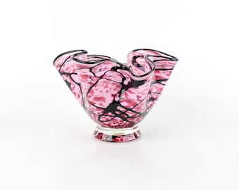 Hand Blown Art Glass Bowl