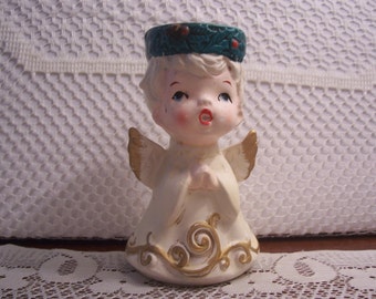 Little Boy Angel Votive Candle Holder Figurine
