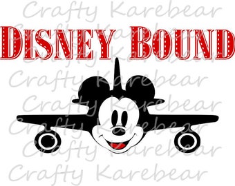 Download I'm Going to Disney World Mickey Airplane Printable Iron