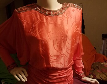Francesca of Damon for Starington Peach dress
