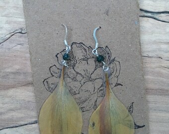 Alstromeria - Pressed Flower Earrings
