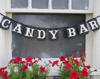 CANDY BAR Banner, Candy Bar Sign, Wedding Sign, Candy Bar Display, Candy Bar Decoration, Party Decoration,