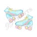 Roller Skate Clipart // Roller Skate Party