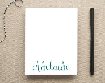 Personalized Feminine Name Notepad / Small Notepad for a Woman / Personal Memo Pad / Custom Notepad
