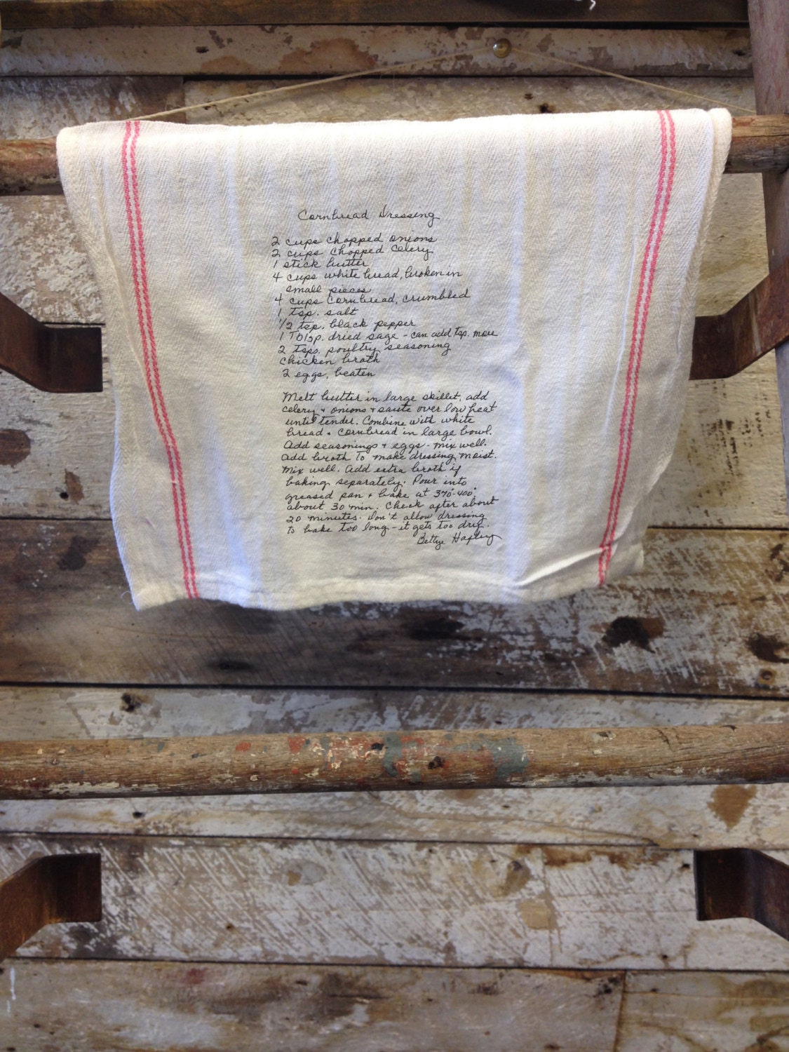 Family Recipe Tea Towel // Custom printed Tea Towel // Your